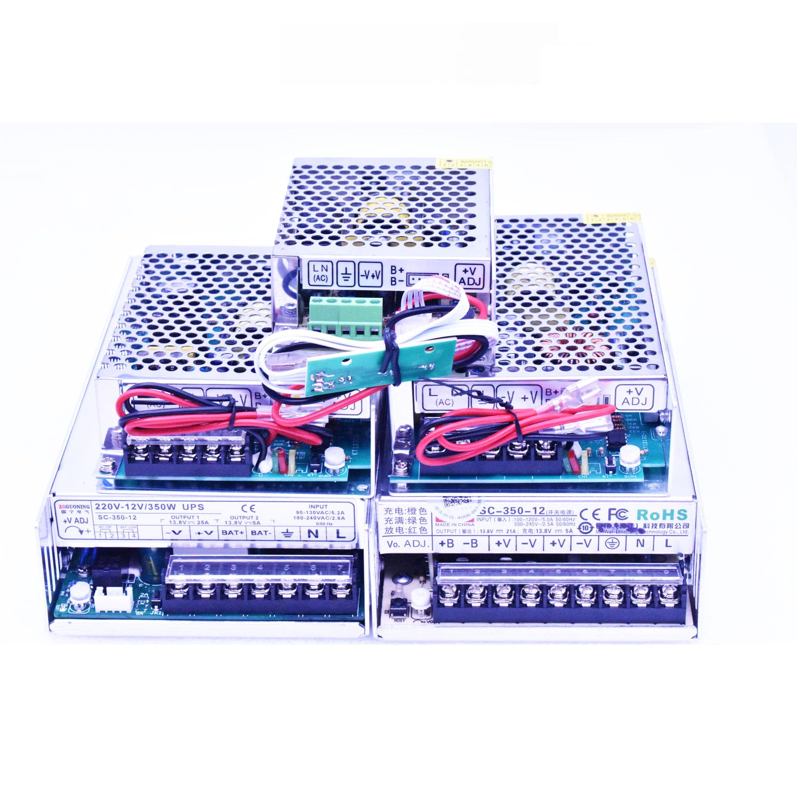 Uninterruptible Charger Switch Power Supply SC-60W 120W 180W 350W 600W UPS Adapter 110V/220V AC to DC 13.8V 27.6V Battery Charging Converter Power