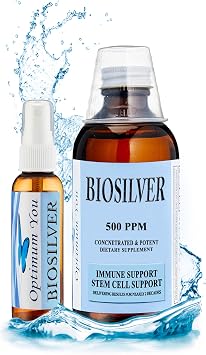 BIOSILVER | Colloidal Silver 500 ppm, 8 oz with Spray Bottle