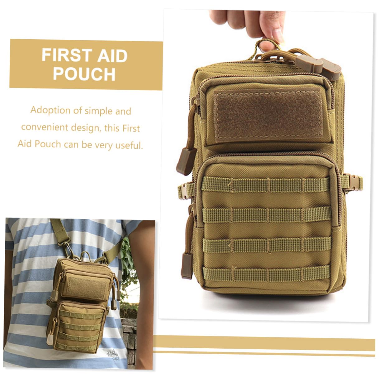Didiseaon 2 Pz custodia family bag bustine travel kit borsa di pronto soccorso per il campeggio borse alla moda per le donne borsa medica per medicinali da escursionismo poliestere
