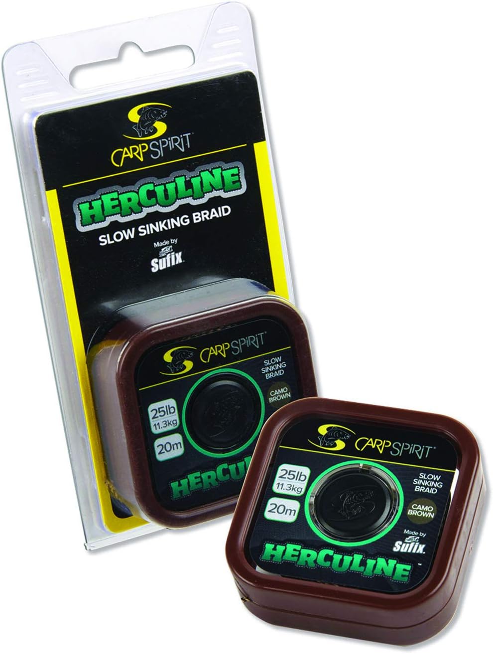 Carp'r'us - tresse lisse - (20 m) Renforcement: 15, 25, 45 lb