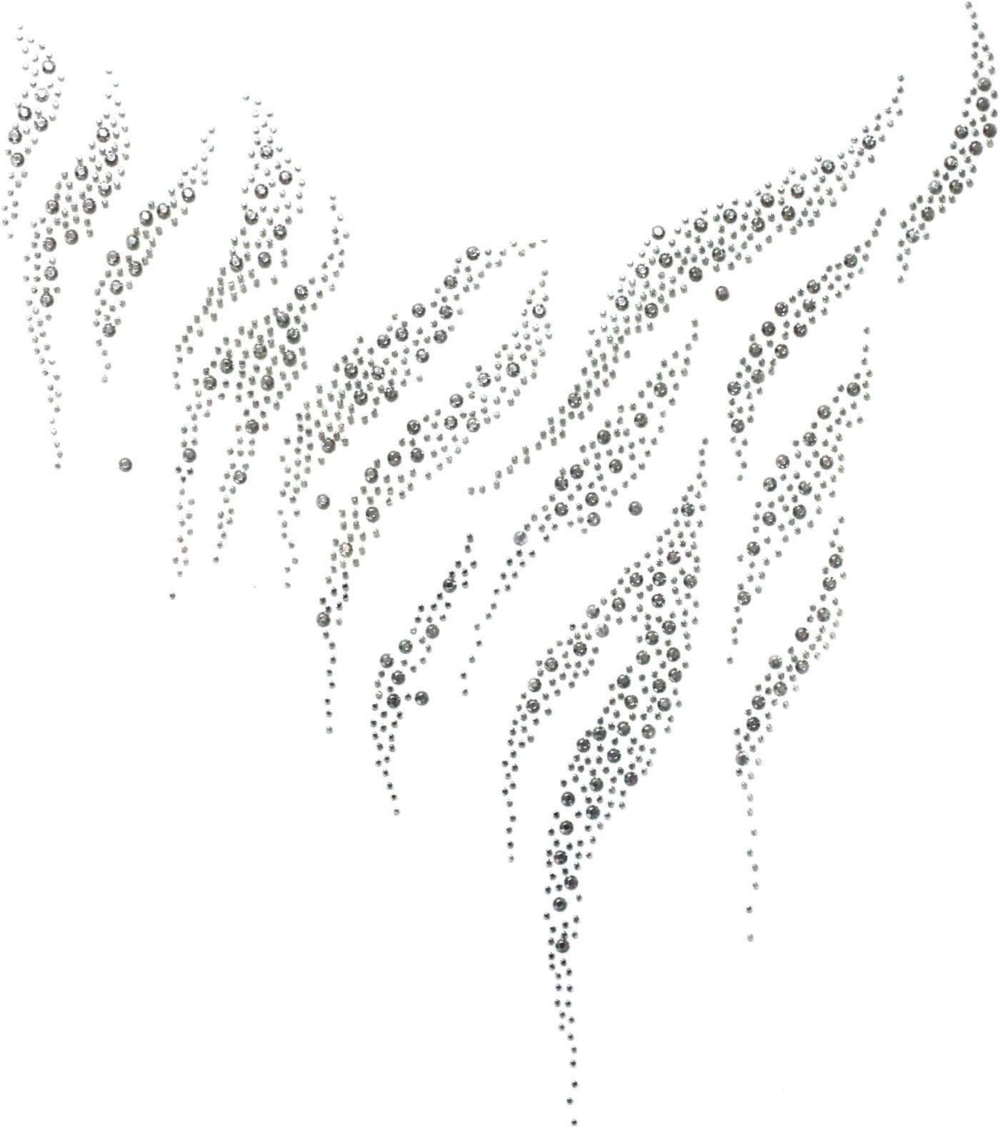 Rhinestone Transfer Hot Fix T-shirt Clothing Crafts Cushion Galaxies Neckline Design 1 Sheets 11 12.2 Inch