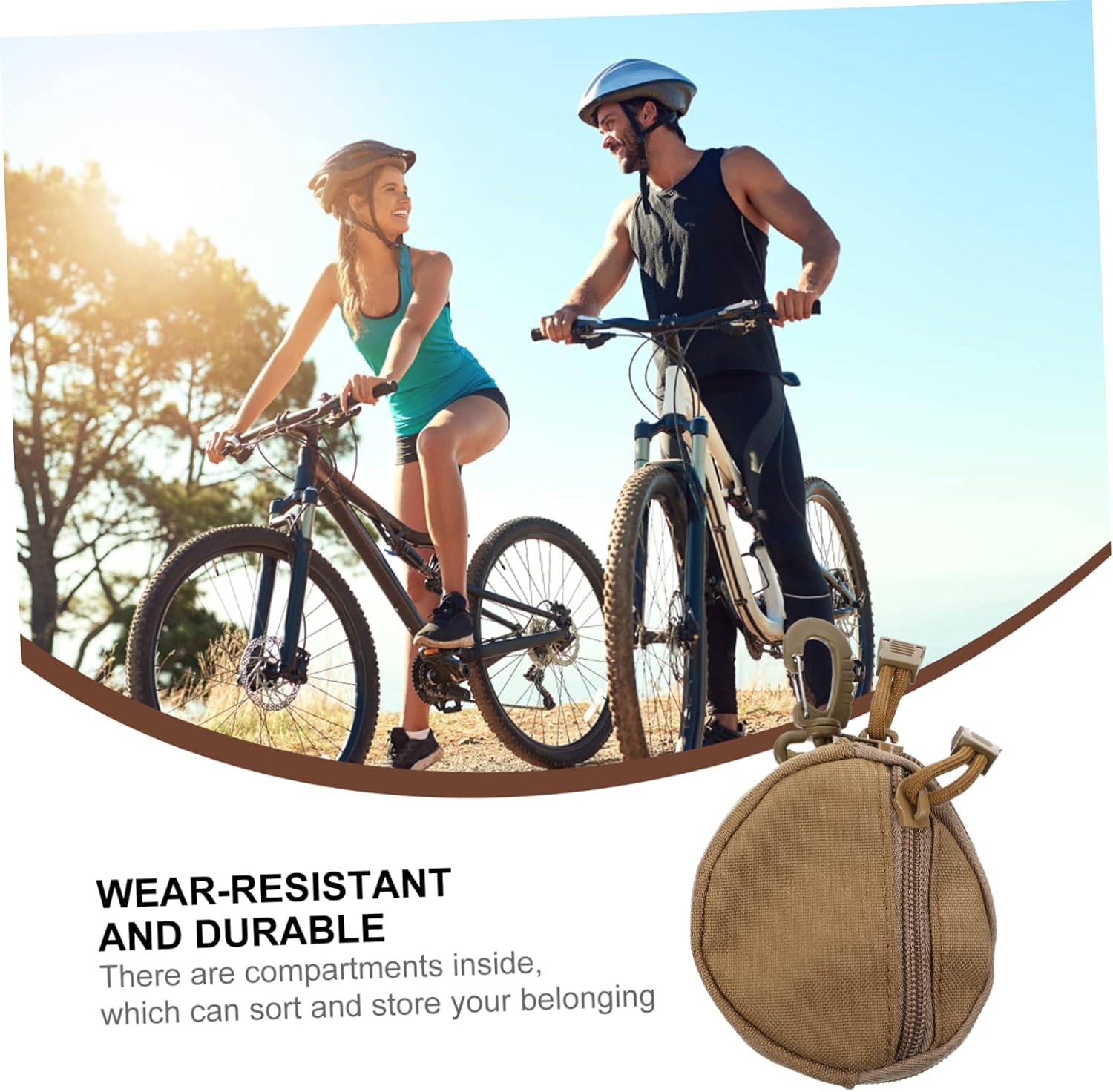 VANZACK 2pcs Polyester Change Purse Storage Pack for Outdoor Sports Multi-purpose Bag for Running Cycling Travel Convenient and Lightweight Design Compartments for Easy Access