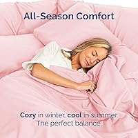 Vista 105 de Sábana encimera de bolsillo profundo, más suave que el algodón egipcio, 1 sábana encimera para colchón tamaño Queen