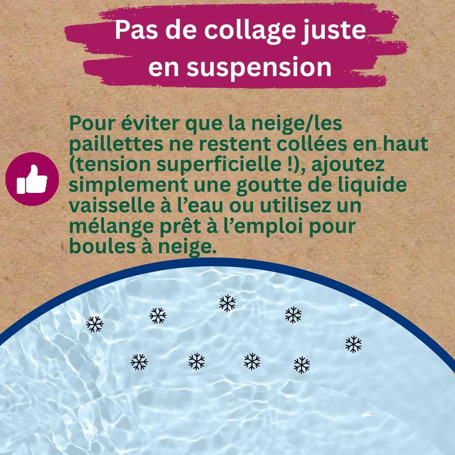 100 g de neige fine pour boules à neige DIY | Mega Pack de neige pour environ 100 boules à neige | neige fine | 40118