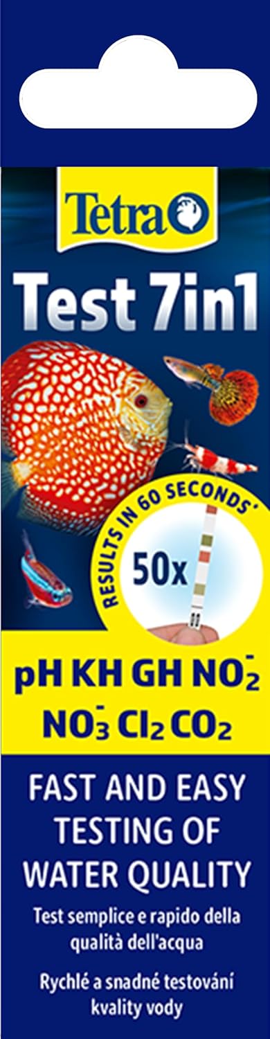 Tiras Tetra Test 7 em 1 para água de aquário
