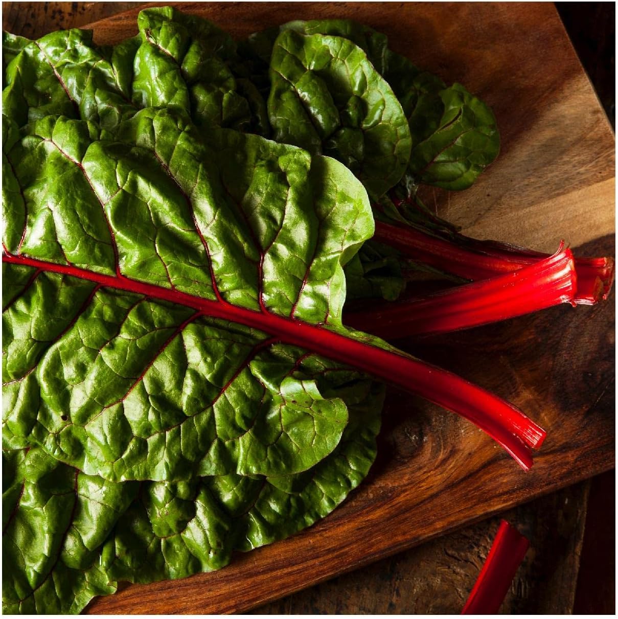 Everwilde Farms - 1 Lb Organic Ruby Red Swiss Chard Seeds - Gold Vault Packet