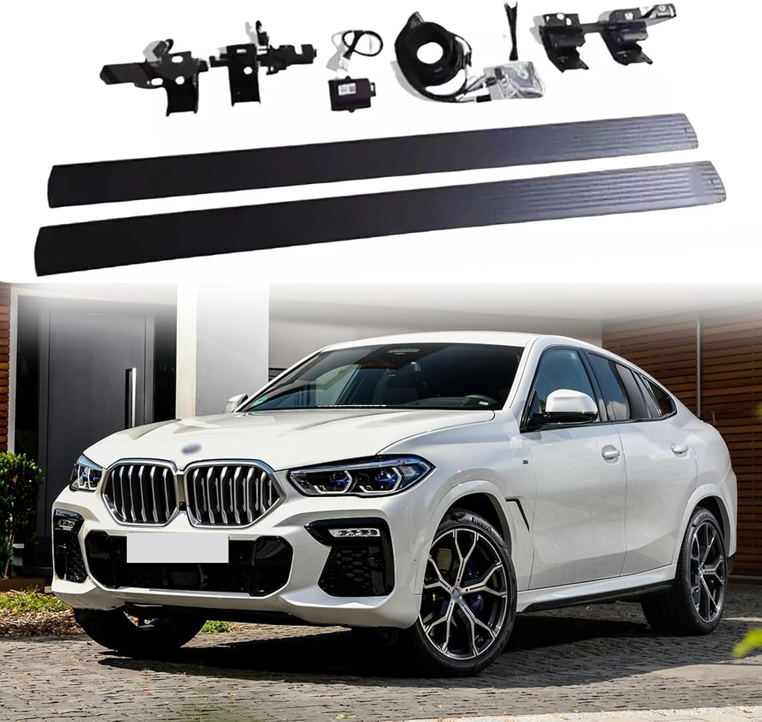 Deployable Power Electric Running Board Side Step Pedal Nerf Bar Aluminium Fits for 2020-2025 BMW X6