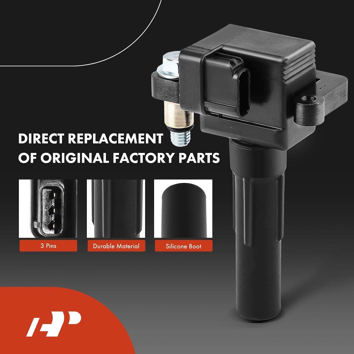 A-Premium Ignition Coils and Spark Plugs Kits Compatible with Subaru Impreza 2002-2003 H4 2.0L 4-PC Set