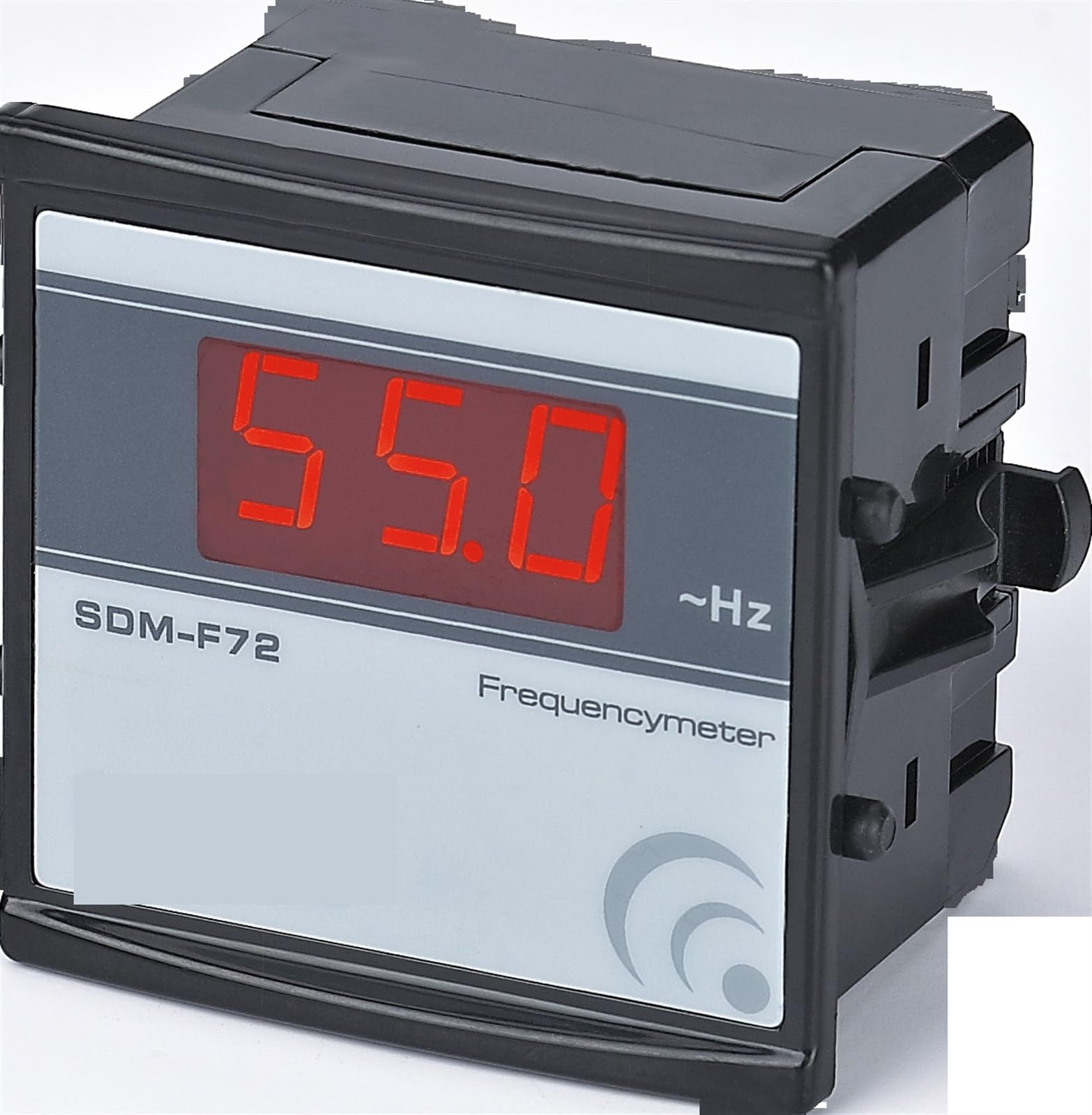 Medidor de frecuencia digital SDM-F, compacto delgado, medidor de panel LED 1 unidad (Size : 72x72mm)