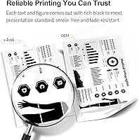 Vista 4 de v4ink 201X Remanufactured Toner Cartridge Replacement for HP 201X CF400X 201A CF400A High Yield Black Toner for use in HP Color Pro M252dw M252n MFP