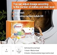 Vista 11 de Laundry Detergent Sheets, 200 Count, Fragrance Free, Unscented, Eco-Friendly, Hypoallergenic, Biodegradable, Plastic Free, Liquidless, Suitable for