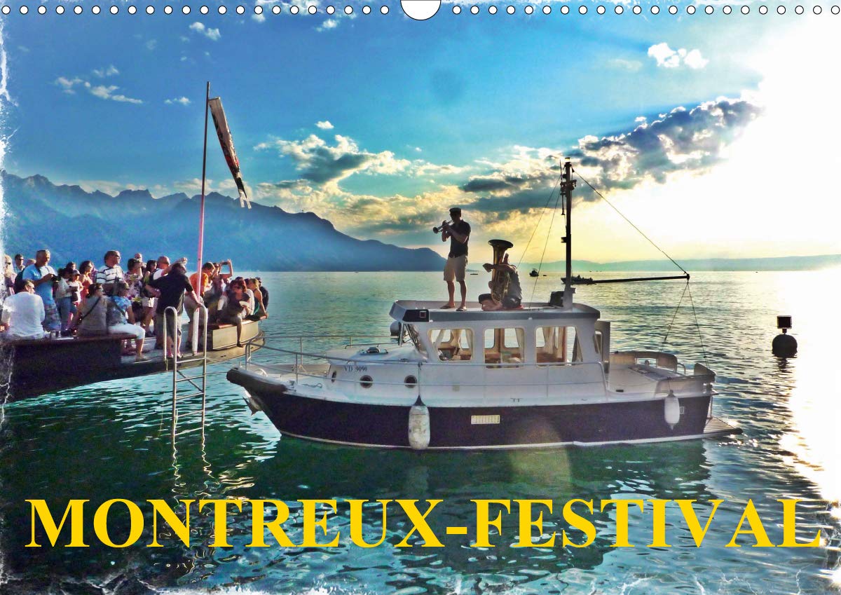 Montreux-Festival calendrier mural 2021 grand format A3 horizontal 14 pages de musique