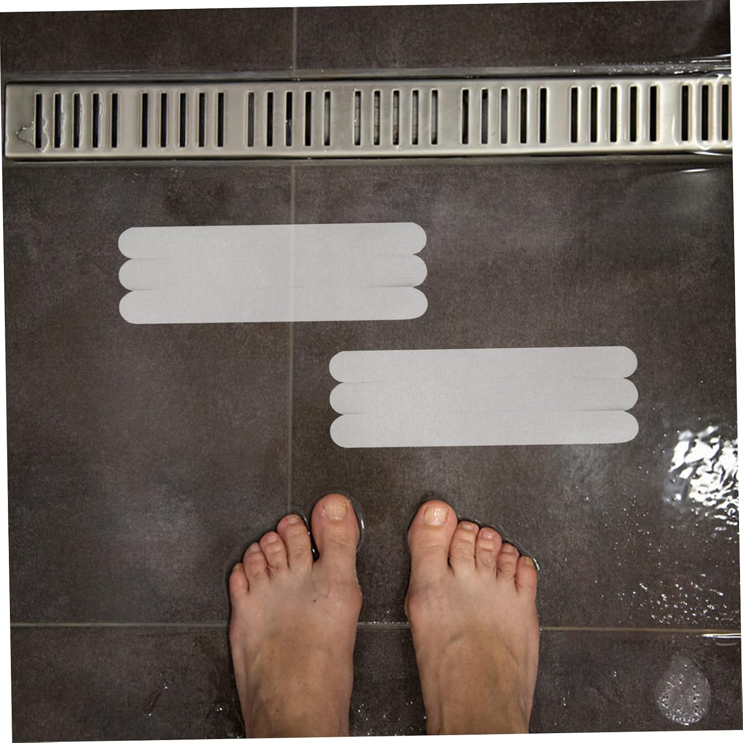 6pcs Bath Safety Strips Non-Slip Tape for Boys and Girls Bathroom Bathtub Shower Stairs Kitchen