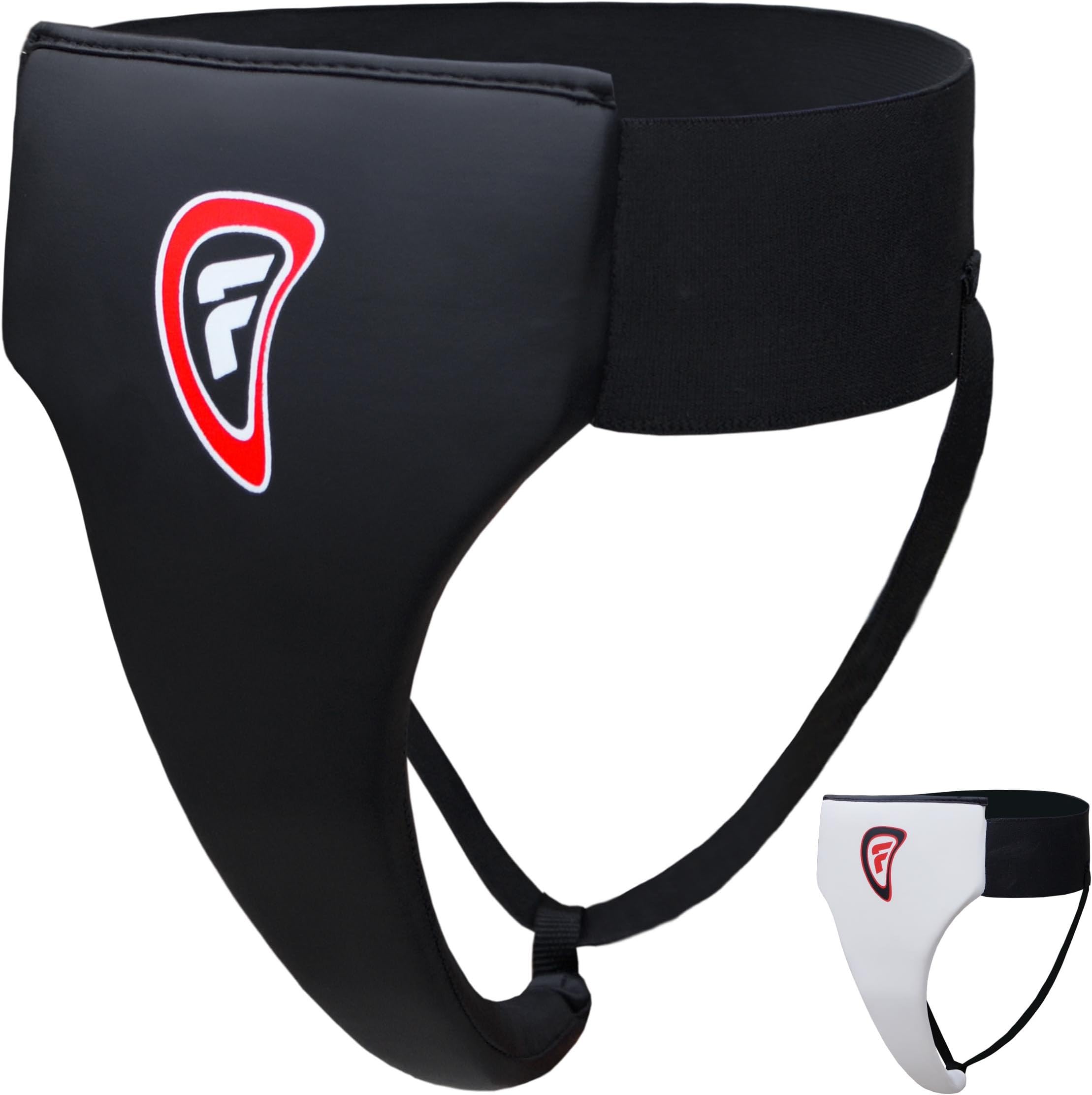 Farabi SportsFemale Ladies Groin Guard Protector Kick Boxing Mix Martial Arts Women's (L/XL, Black)