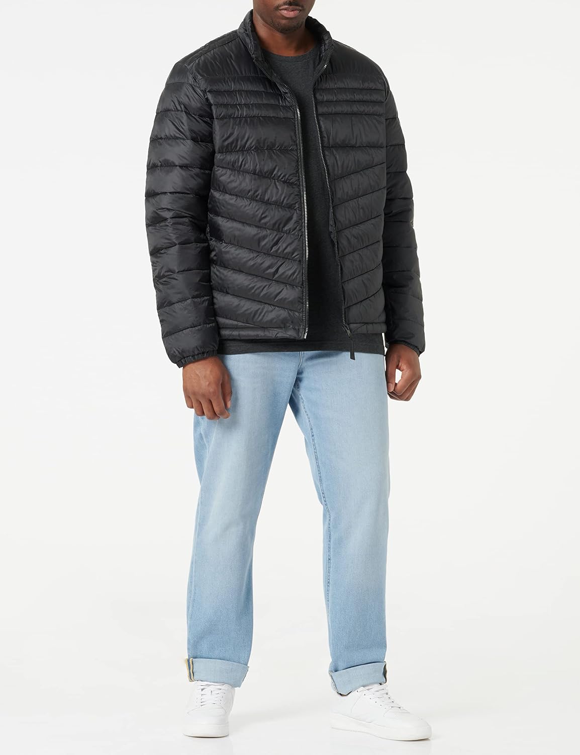 Jack & Jones 12211788 JJEHero Puffer Kapüşonsuz Mont