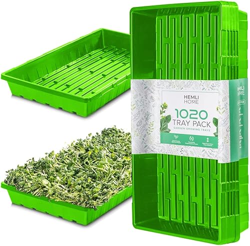 Bandejas de inicio de semillas 1020, bandeja de plantas, bandejas de cultivo de microverdes, bandejas de semillas de plástico, bandeja de plántulas