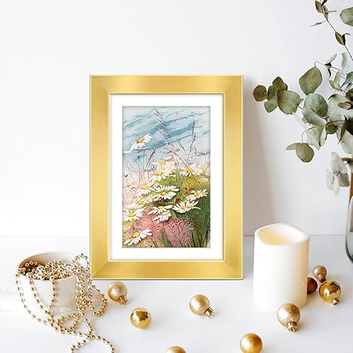 Vista 342 de LaVie Home - Portarretratos de 18 x 24 pulgadas, fotos de 16 x 20 pulgadas con paspartú, de 18 x 24 pulgadas sin paspartú, plexiglás pulido, Negro