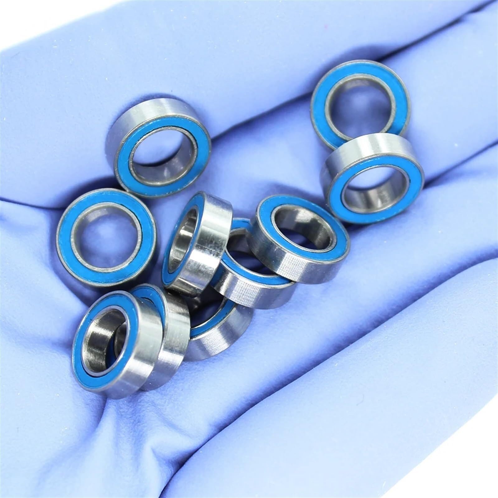 Namiar, Łożysko MR106RS ABEC-3 (10 SZT.) 6 * 10 * 3 mm Miniaturowe łożyska kulkowe MR106-2RS RS MR106 2RS z niebieską uszczelką L-1060DD