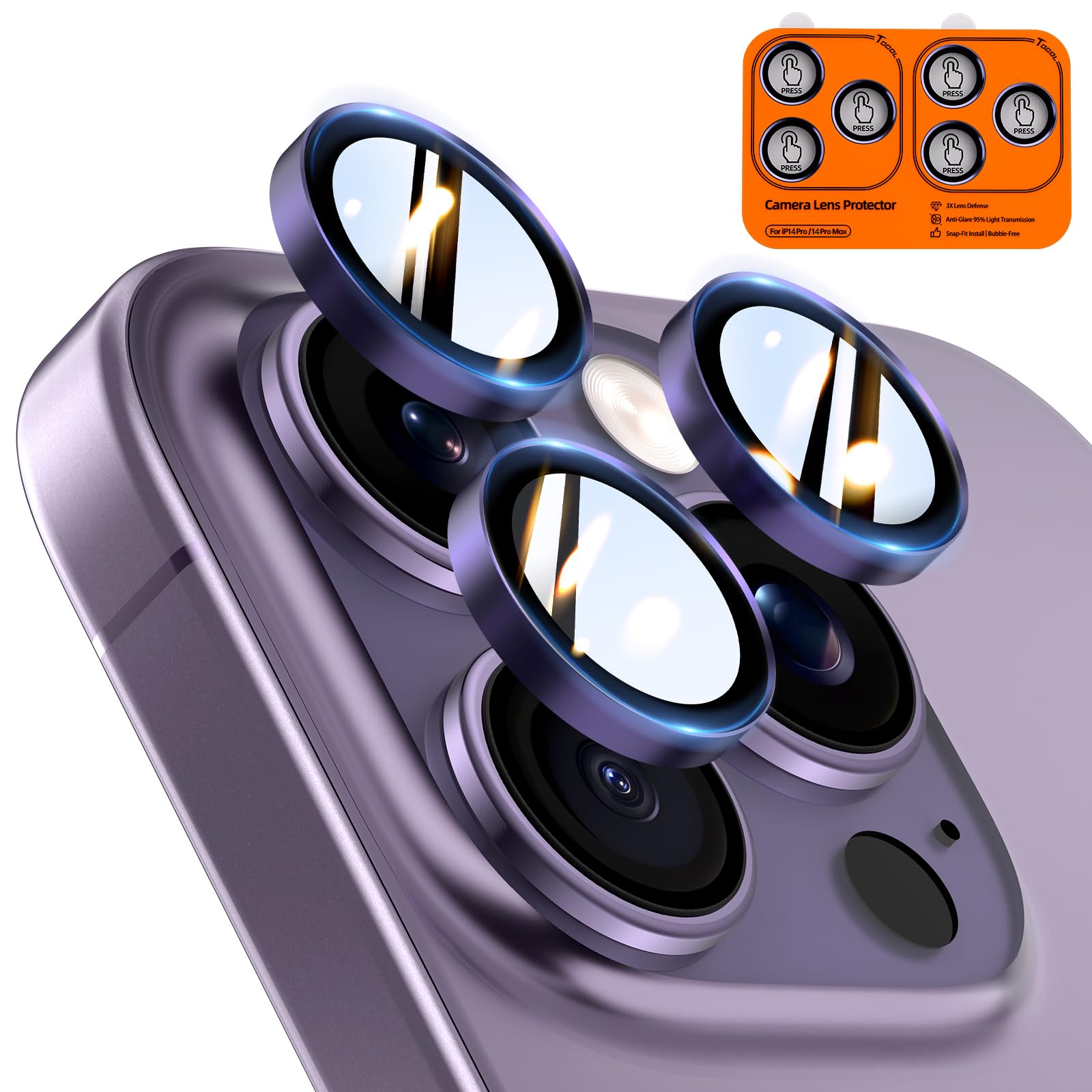 TOCOL Kameraschutz für iPhone Serie