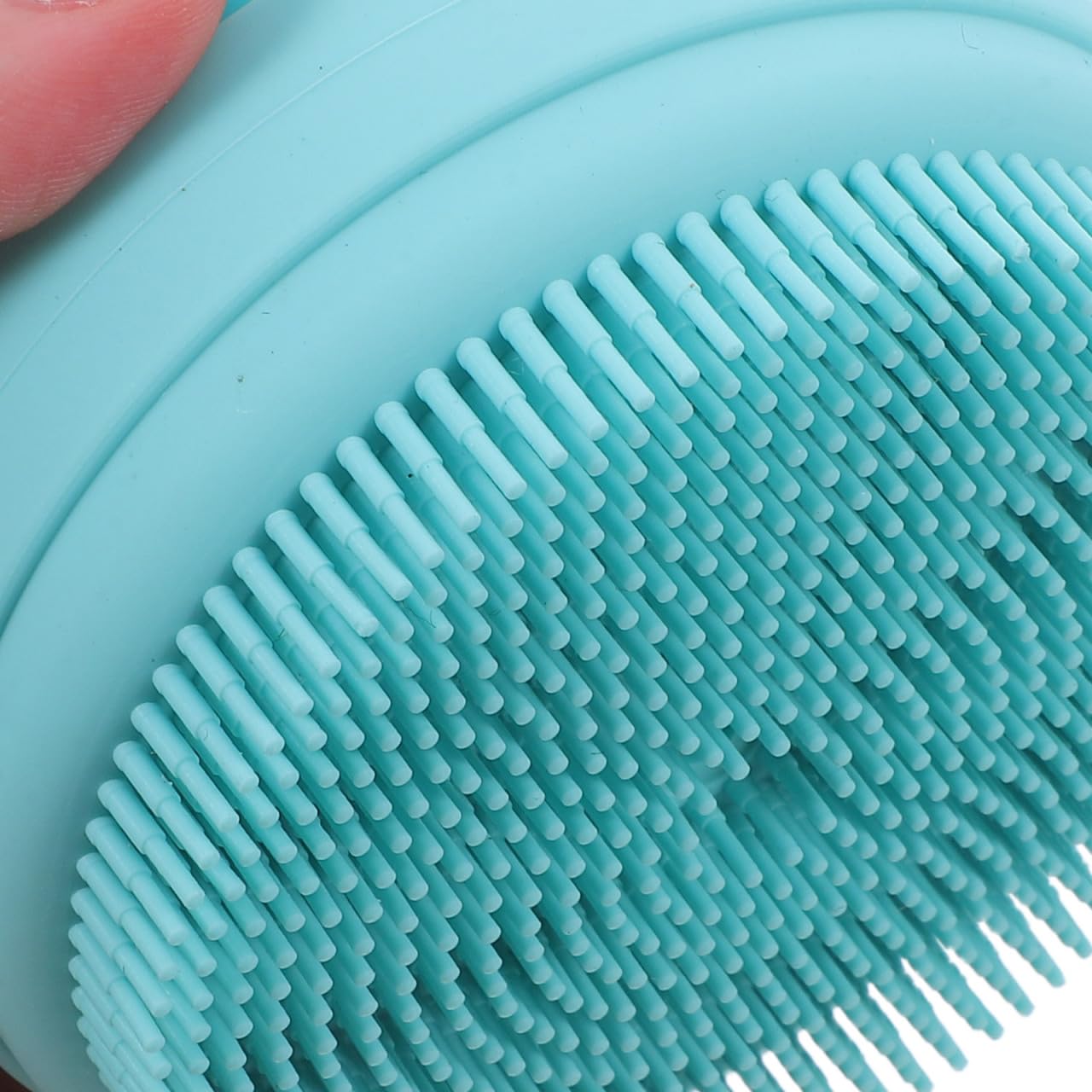 Baluue Spazzola Silicone Da Bagno 2 Pezzi Per Shampoo E Corpo Con Copertura Protettiva E Gancio Appendino Design Integrato Per Viaggi E Uso Quotidiano