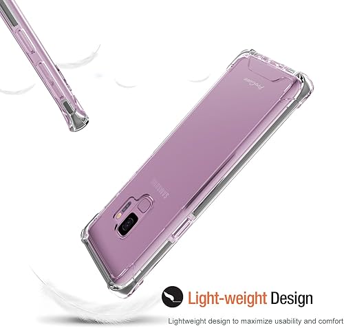 Miniatura 7 de ProCase Galaxy S9 Case, Slim Hybrid Crystal Clear TPU Bumper Cushion Cover with Reinforced Corners, Transparent Scratch Resistant Rugged Cover