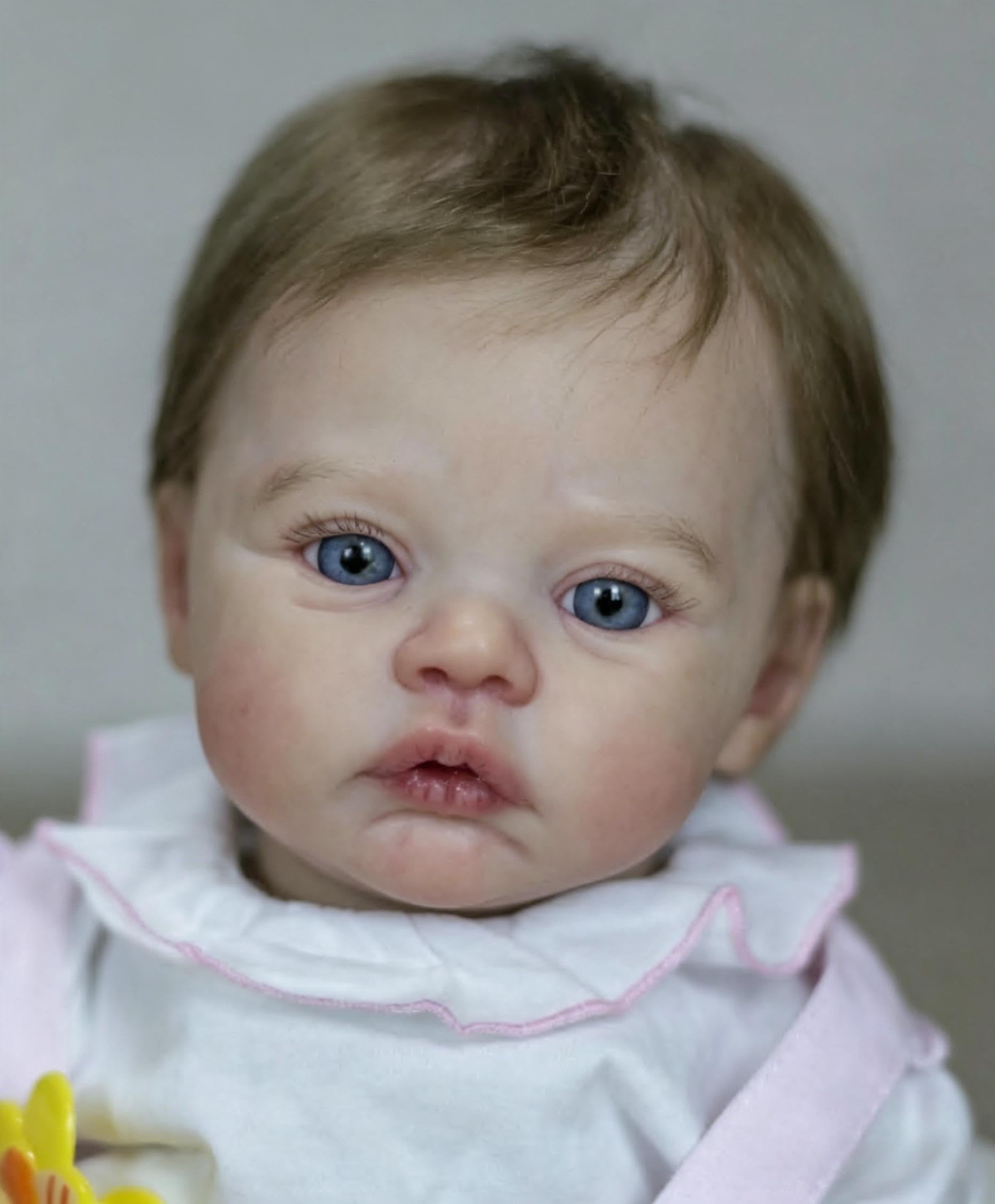 RXDOLL 45 cm Baby Reborn lalki silikonowe na całe ciało, winylowa dziewczyna, realistyczne lalki noworodka, ręcznie zakorzenione włosy, realistyczne odrodzone niemowlęta, wodoodporna zabawka dla