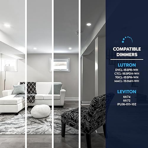 Miniatura 5 de LUXRITE Paquete de 12 bombillas LED PAR30 de cuello corto, equivalente a 75 W, blanco frío 4000 K, 900 lúmenes, 11 W, bombilla LED regulable,