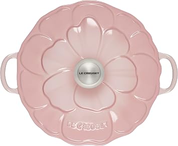 Le Creuset Signature Enameled Cast Iron Petal Braiser, 2.25qt., Shell Pink