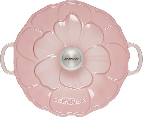 Le Creuset Signature Enameled Cast Iron Petal Braiser, 2.25qt., Shell Pink