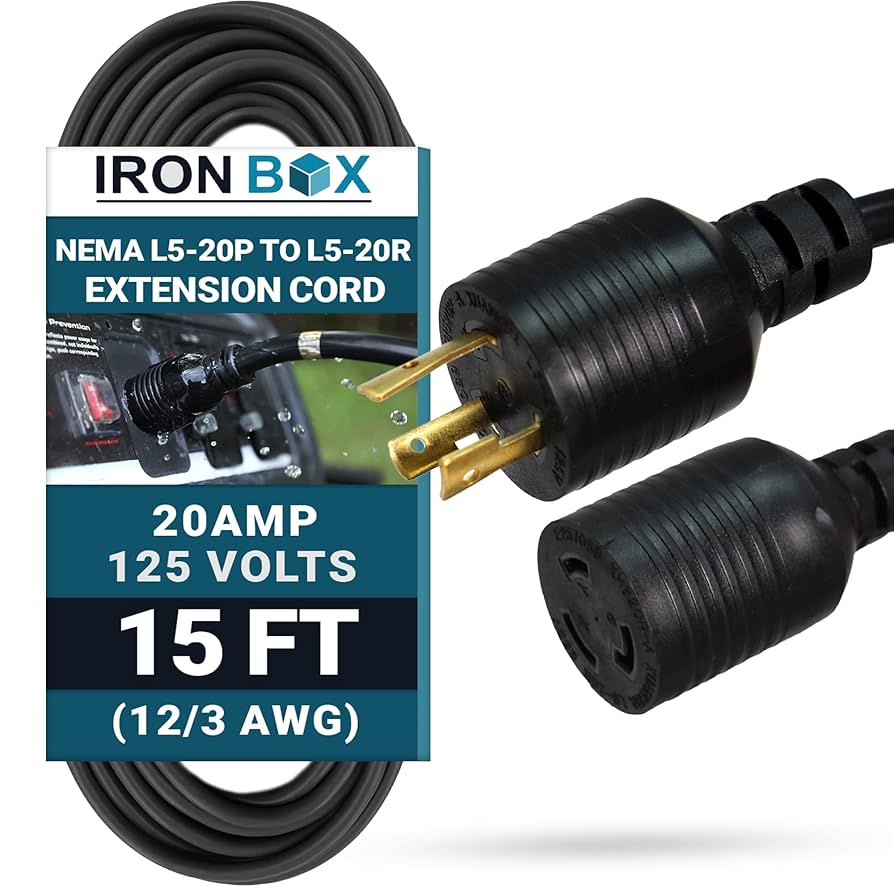 Amazon.co.jp: IronBox Electric NEMA L5-20P - L5-20R 電源