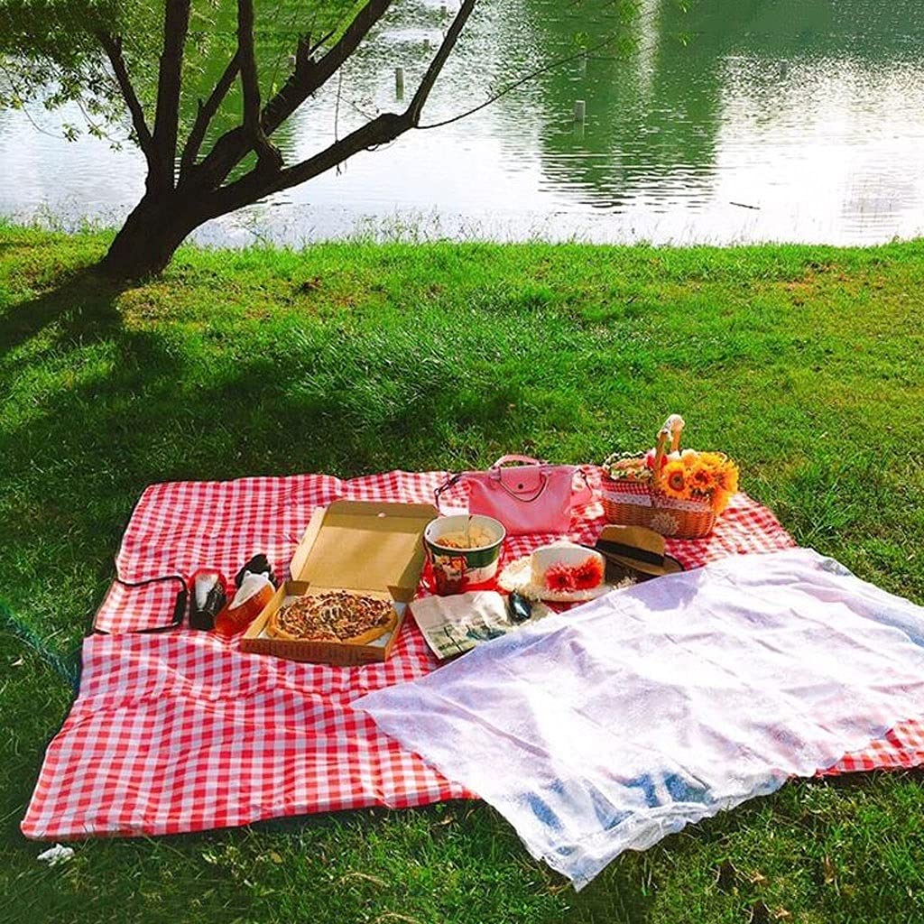 borsa da picnic Cestino da picnic fatto a mano con manico Picnic Thisper Doppio coperchio cestino del coperchio con fodera rifornimenti picnic leggeri durevoli Cesto portaoggetti da esterno per famigl