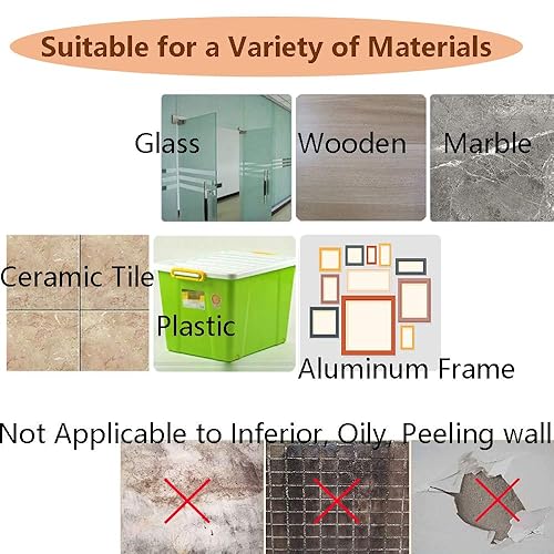 Miniatura 2 de ZALU Cinta de montaje multipropósito de doble cara  Cinta adhesiva transparente sin rastro lavable  Cinta de agarre de gel industrial y doméstica