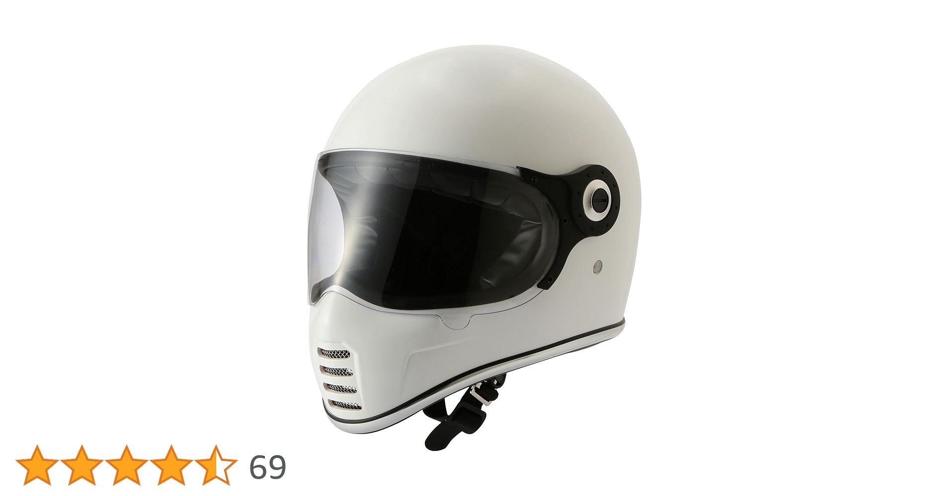 Amazon.co.jp: RIDEZ XX Full Face Helmet White M Size (22.4 - 22.8