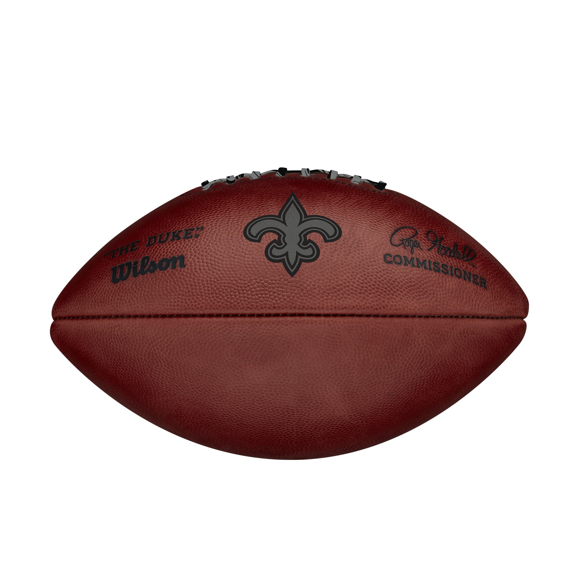 Wilson The Duke NFL Team Metallic Football - New Orleans Saints