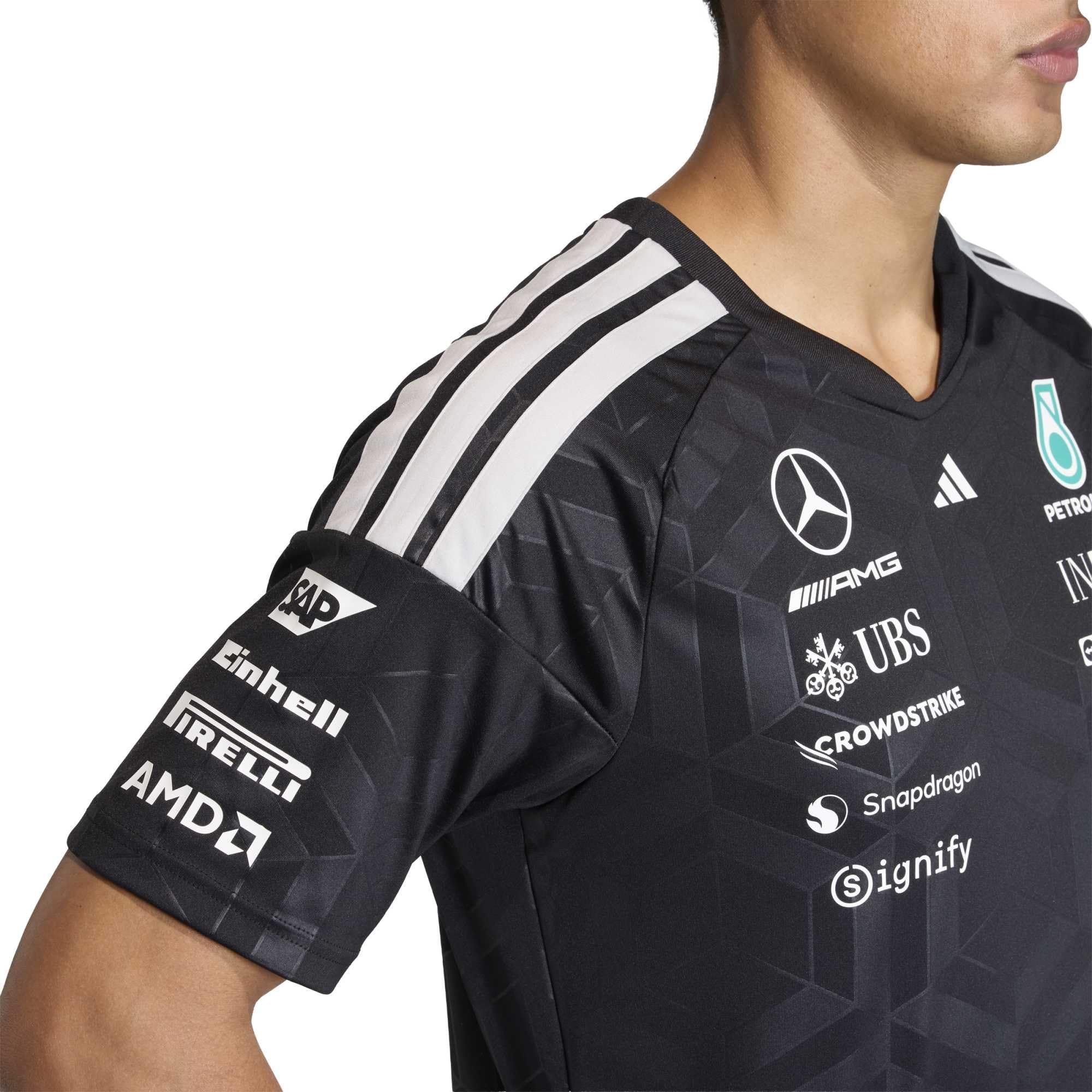 Adidas Mercedes - Amg Petronas Formula 1 Team Driver Jersey Polo Shirt Uomo