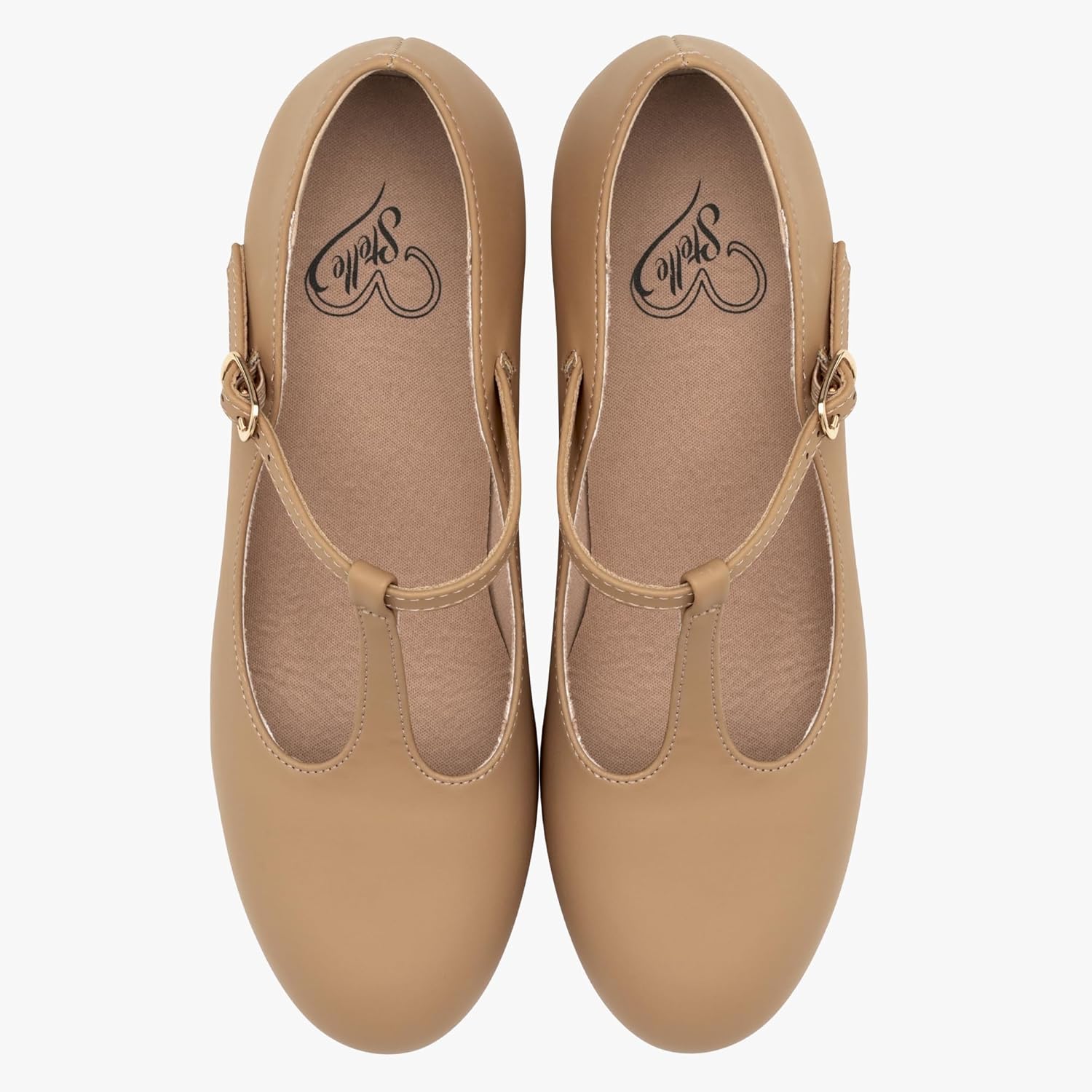 Stelle 2.5" Character Shoes for Women T-Strap Dance Heels for Ballroom Salsa Tango Wedding Flamenco Latin - Image 7