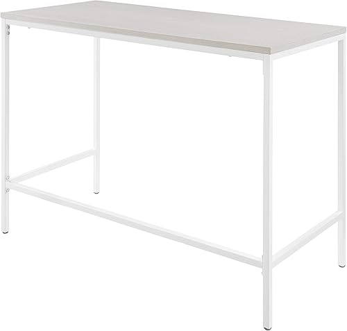 Miniatura 7 de OSP Home Furnishings Contempo - Escritorio de 42 pulgadas, color blanco Blanco (White Oak),Ceniza Ozark,https://www.amazon.com/dp/undefined