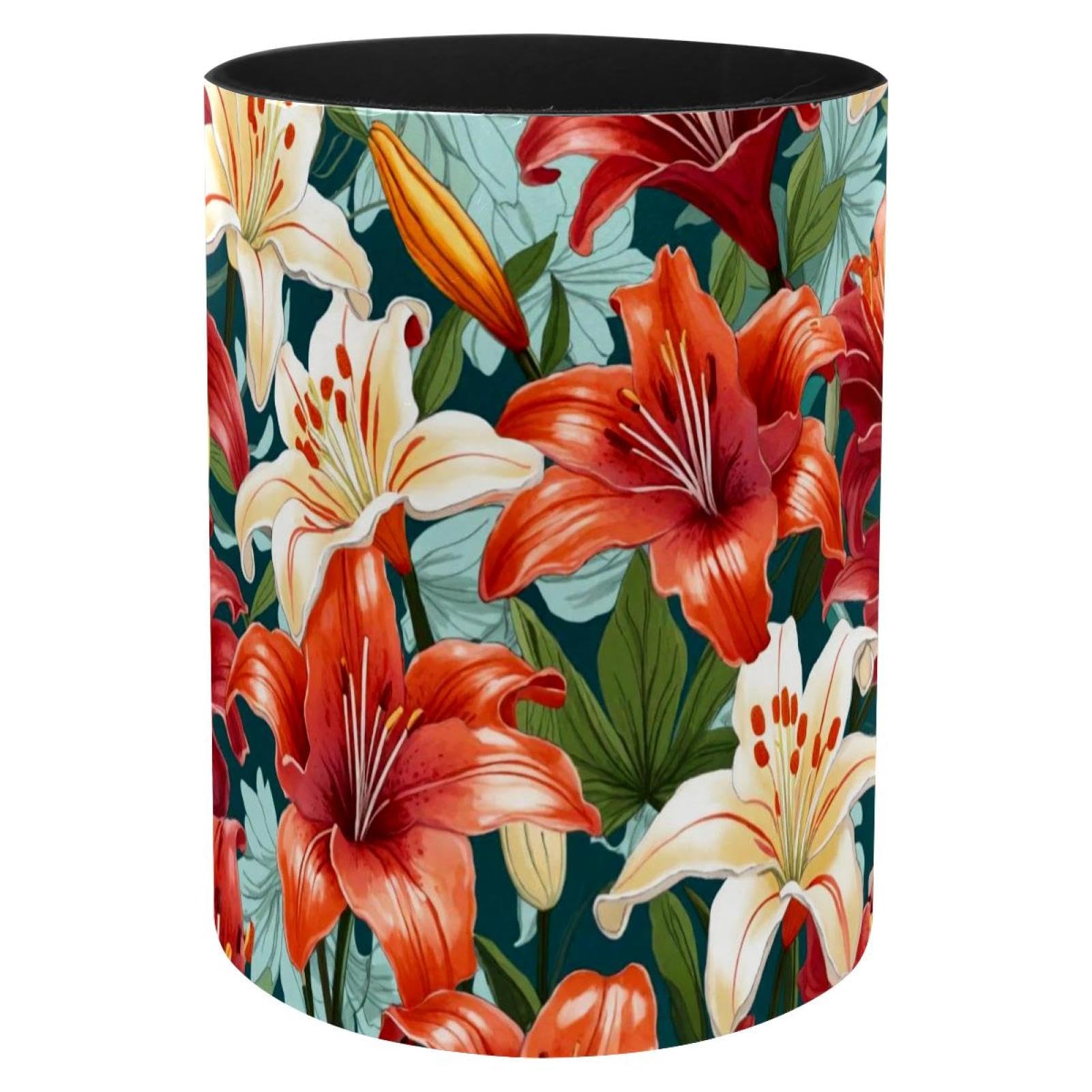 Lys de jardin pot à crayons en métal pour trier ses pinceaux