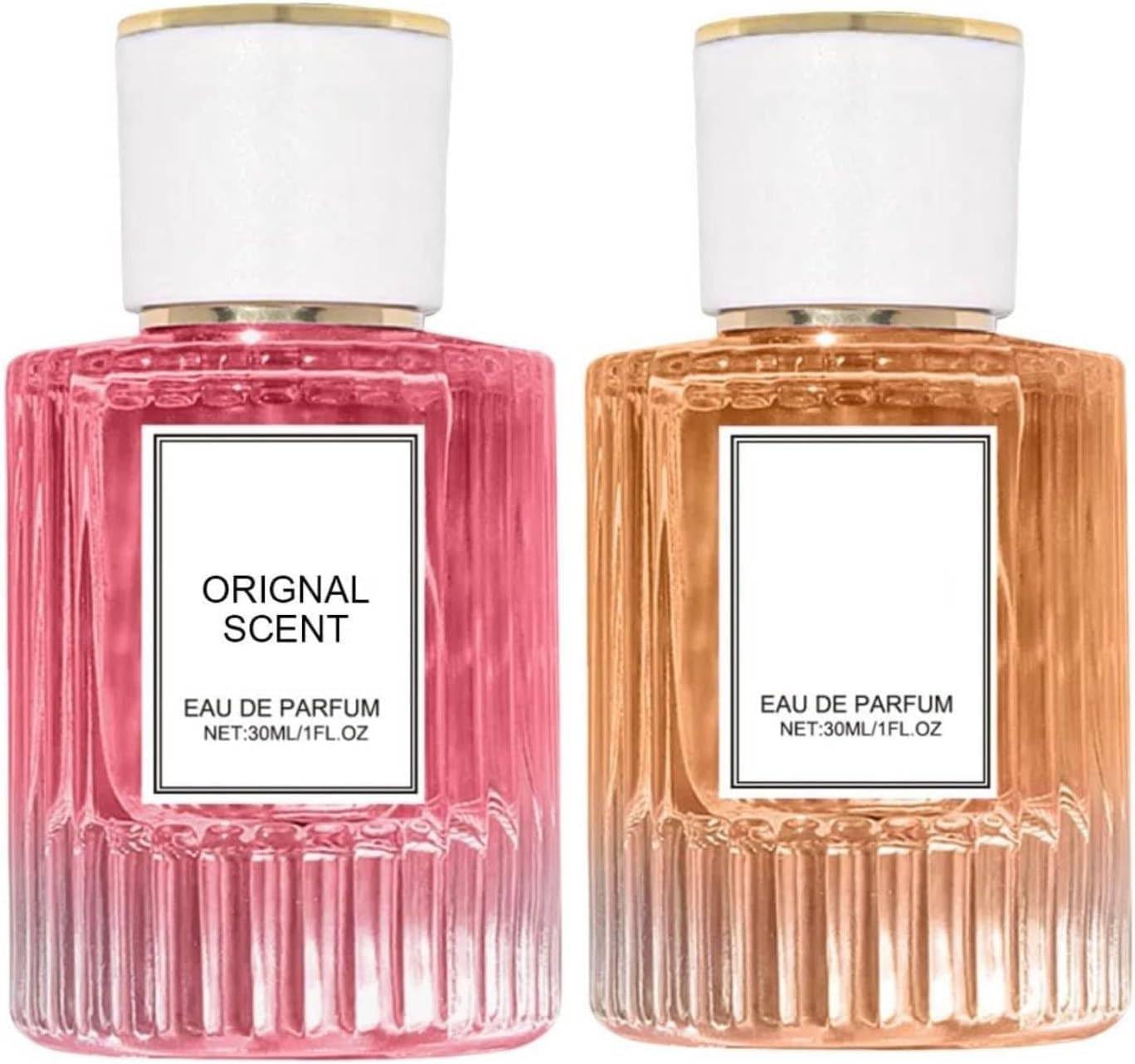 2PC Pheromone Perfume for Women, Perfumes for Women, Ladies Perfumes, Mini Perfume, Womens Perfume, Long Lasting Pheromone Scent Collection for Women, Fragrance for Women 30ML