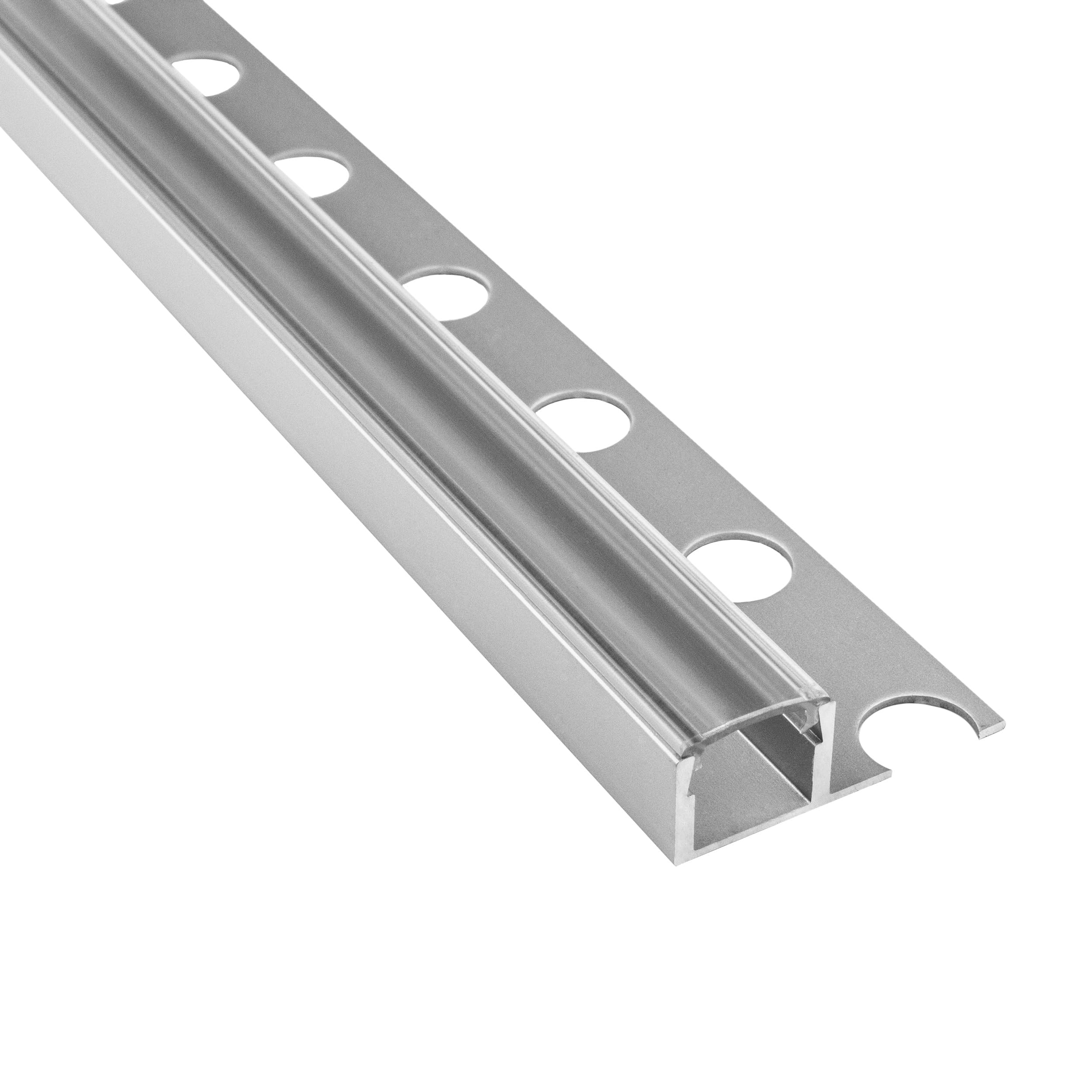 tktrading24 LED Stripe Profil T77, 10mm, silber
