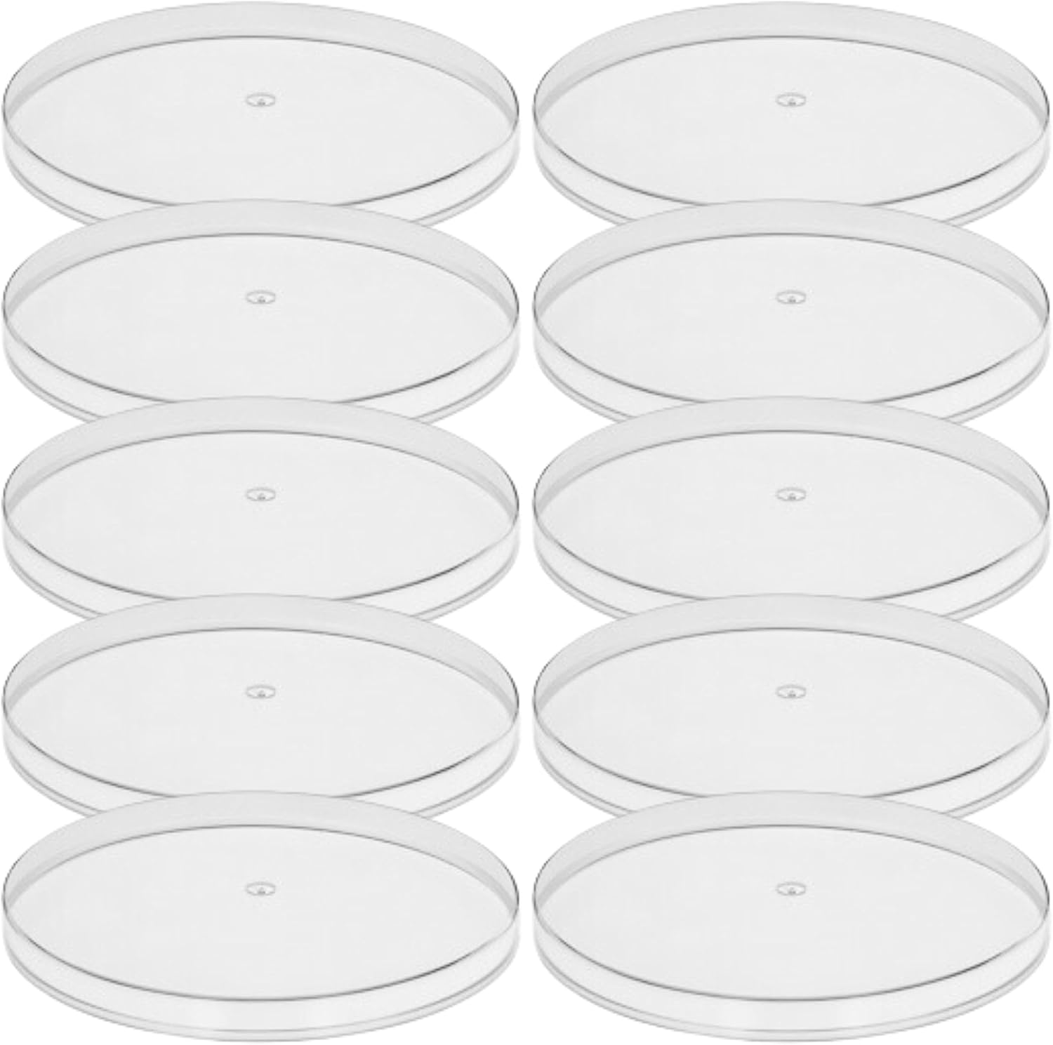 10 Frischhaltedeckel aus Kunststoff Plastikdeckel für RR80 Weckgläser 88 mm