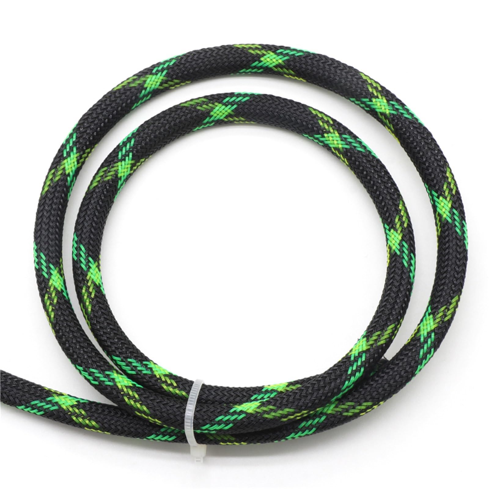Copri Cavi 1~50M PET Manicotto for cavo intrecciato 2mm-30mm Espandibile Linea di protezione Avvolgicavo Guaina Pelle di serpente for cavi(Black Cross,20mm,20 meters)