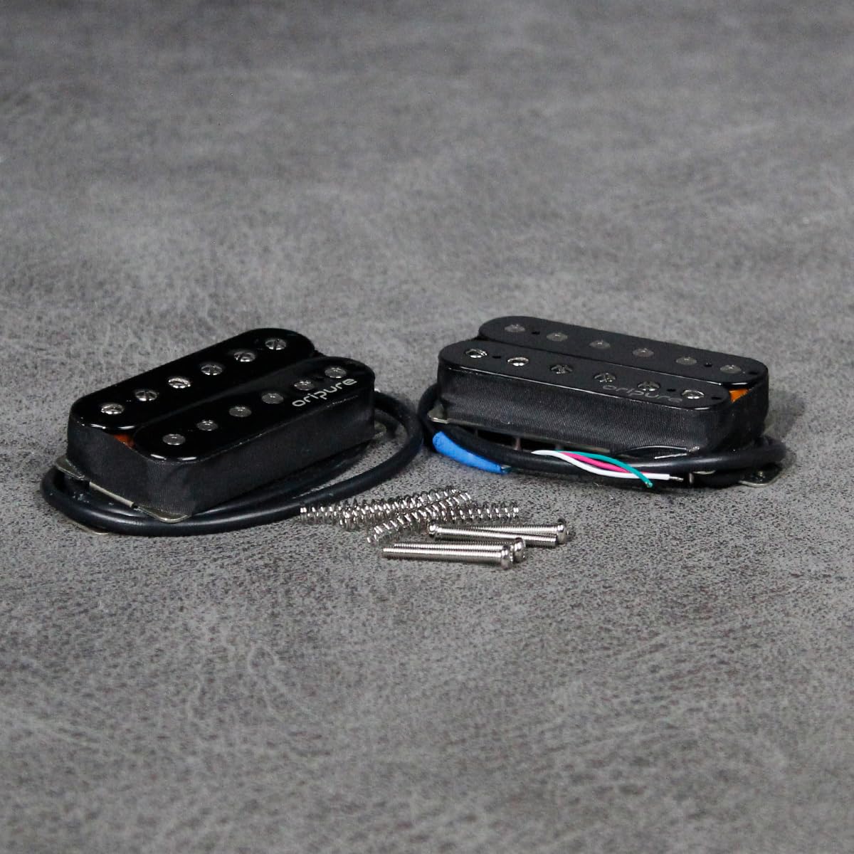 OriPure ALNICO 5 Humbucker Tonabnehmer Set schwarz Hals Brücke