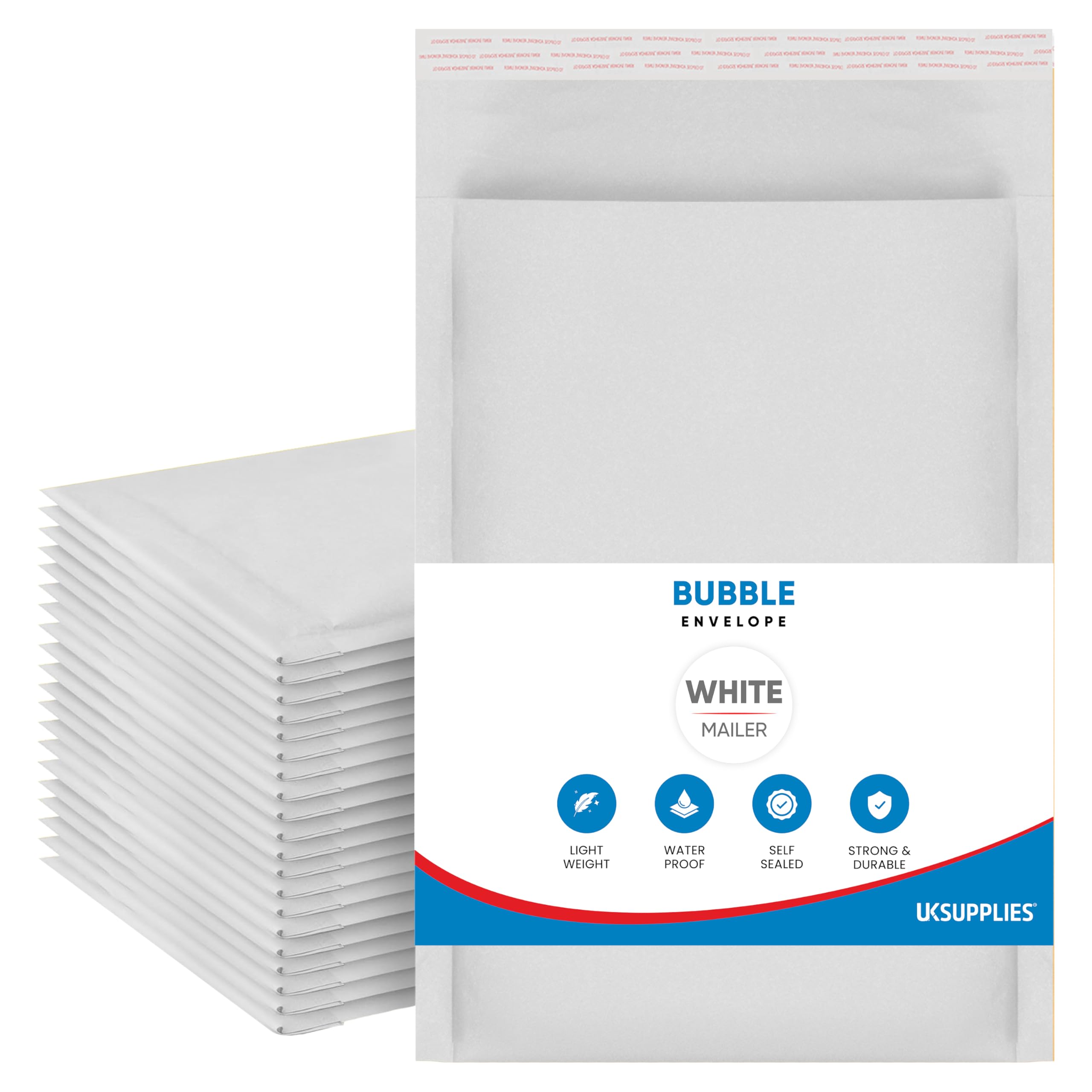 Padded White Bubble Envelopes (Pick Size & Qty) Peal & Seal Packaging Bags Bubble Mailers Postal Wrap Envelopes Parcel Mailers Ideal for Mailing Goods A6(100mm x 165mm) Pack of 10