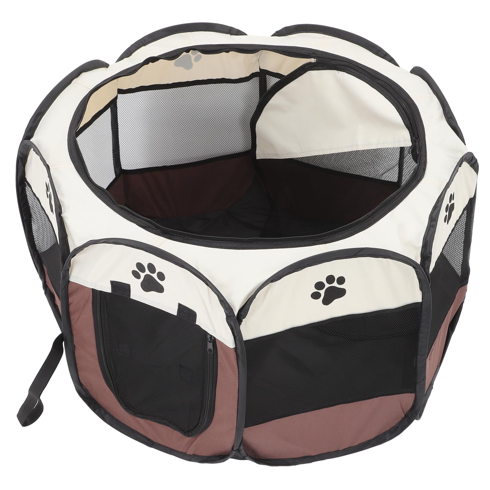 Tente pour animaux de camping Kisangel en tissu Oxford imperméable avec grande porte en maille