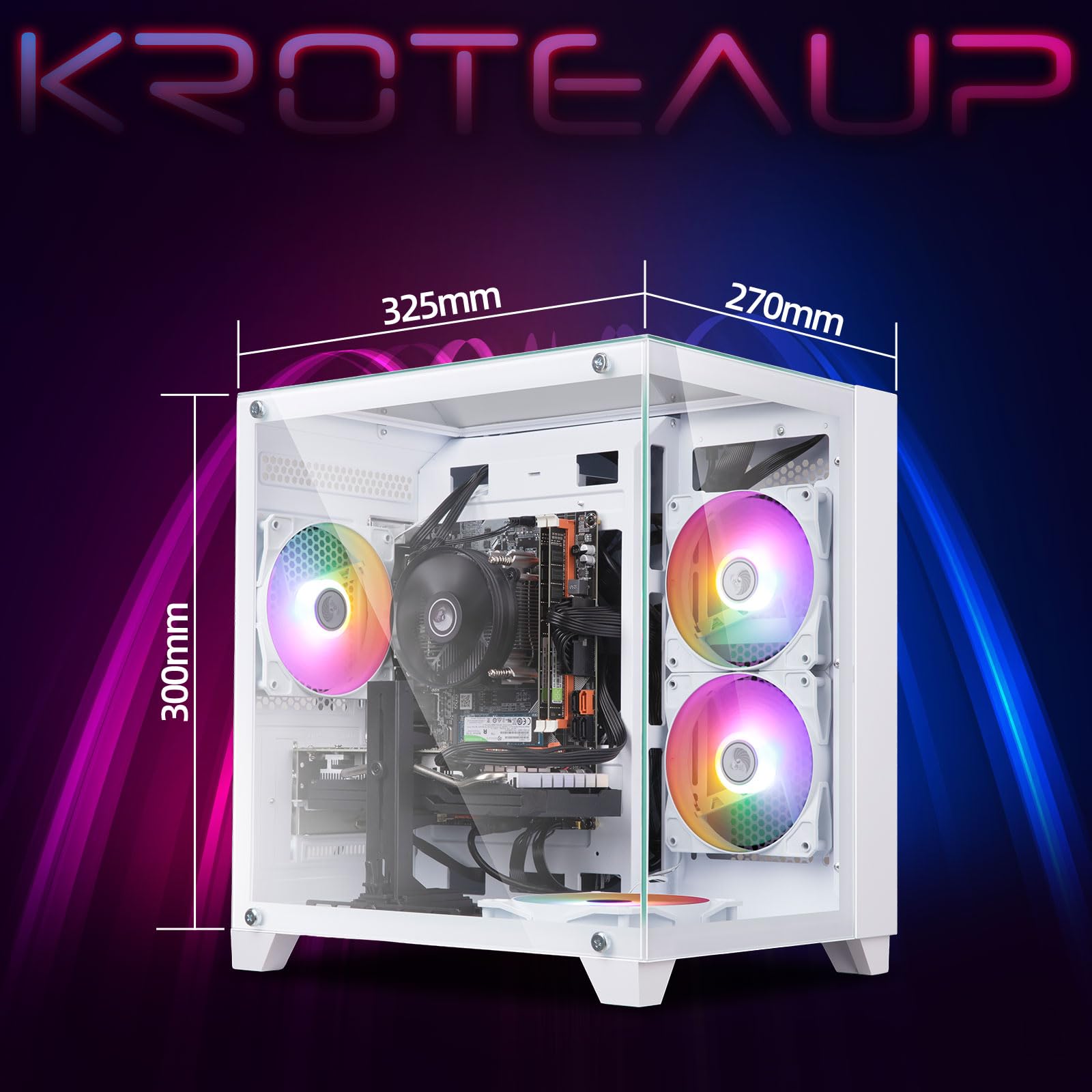 自作PC i5-3470 16G 512G SSD GT520 Amazon.com: Kroteaup Gaming PC, Intel Core i5-3470 3.2GHz, Radeon
