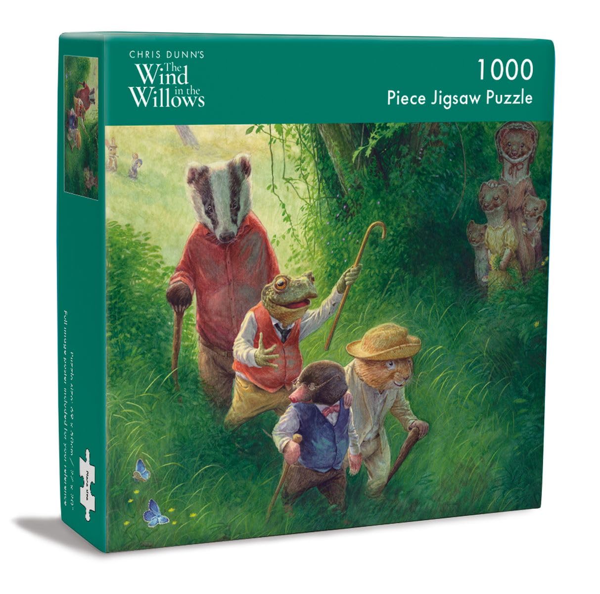 Museums & Galleries Wind in the Willows Jigsaw Puzzle, 1000 Piece Puzzles for Adults, Beautiful Illustrated Storybook Scene