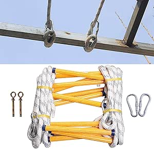 Home Safety Ladder,Emergency Fire Escape Rope Ladder Window Ladder Fire ...