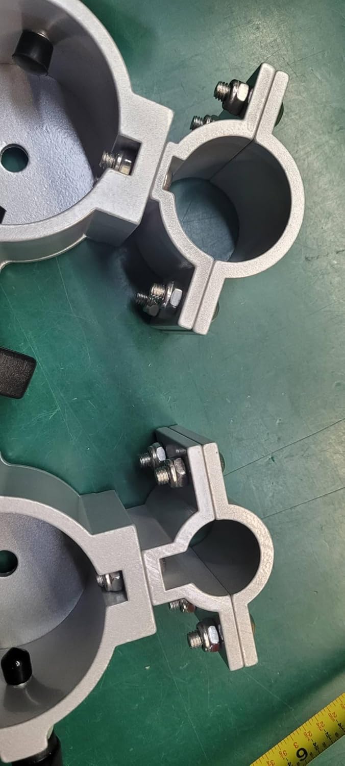 EEZ RV Products Starlink and Flagpole RV Ladder Mount Aluminum Holdup to 2.5″ O.D. Poles - fits 1.0 inch Ladder Rails