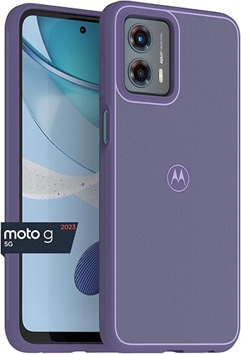 Motorola Funda protectora texturizada para Moto G 5G (2023), Daybreak, ajuste de precisión, absorción de golpes para un mejor agarre del teléfono,